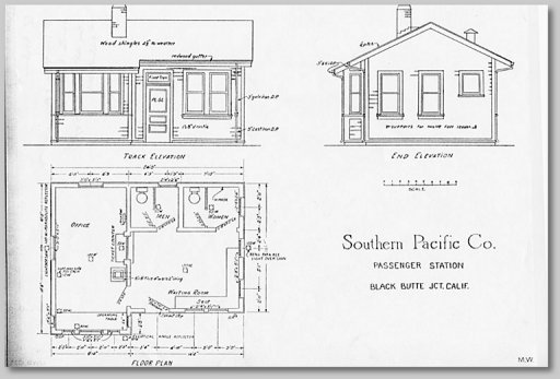 Depot floor plan - collection of Bruce Petty