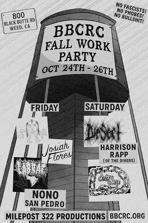 Fall Work Party poster