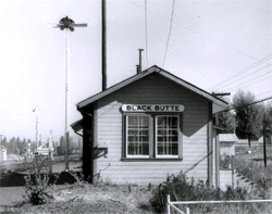Black Butte Passenger Depot - courtesy of Bob Morris